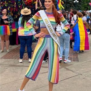 Believe Sweater in Multi Color
Lovers and Friends and matching pants